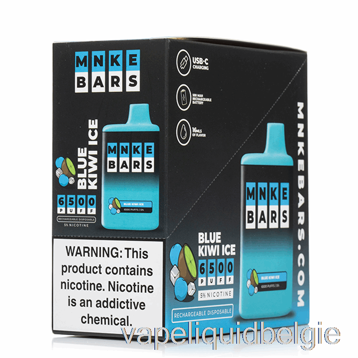 Vape België Mnke Bars 6500 Wegwerp (5-pack)